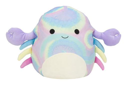 Picture of SQUISHMALLOW 16 CHRISTABEL THE PURPLE SWIRL CRAB